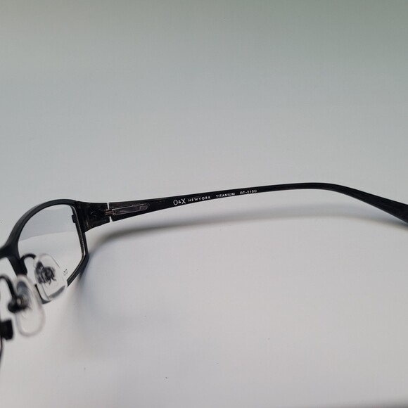 O&X New York Titanium OT-210U 53-18 135 brown black Rectangular glasses N23 - Picture 10 of 13